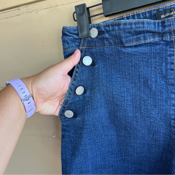 Banana Republic Factory Denim Sailor Short - Size 10 - Nautical Preppy Classic - Picture 5 of 8